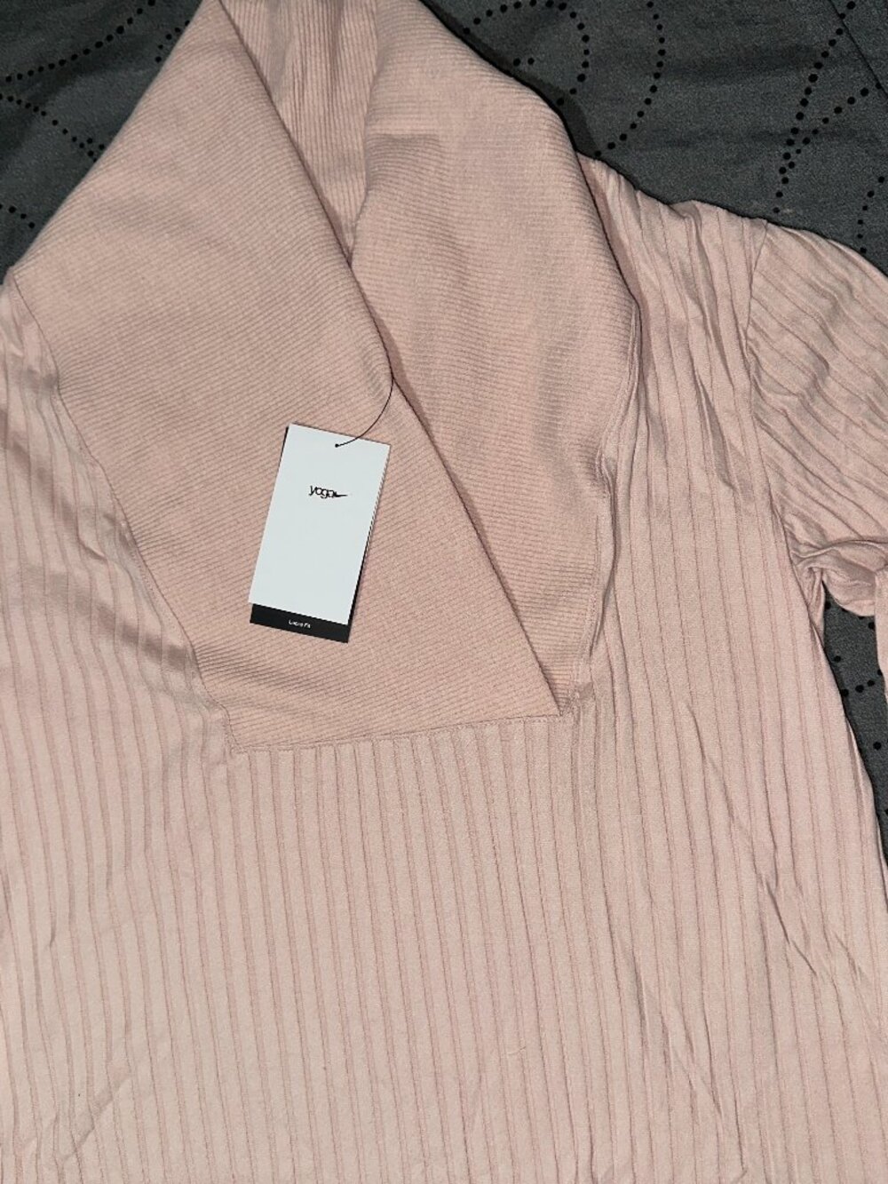 NIKE YOGA LUXE RIBBED COVER UP WOMEN'S #601 L/S SHIRT SIZE XL OR L NWT $80.00